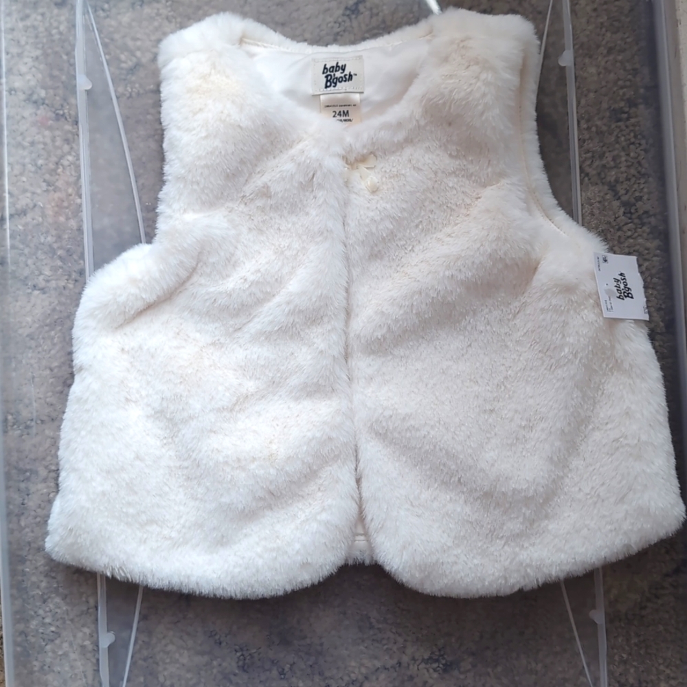Faux fur vest